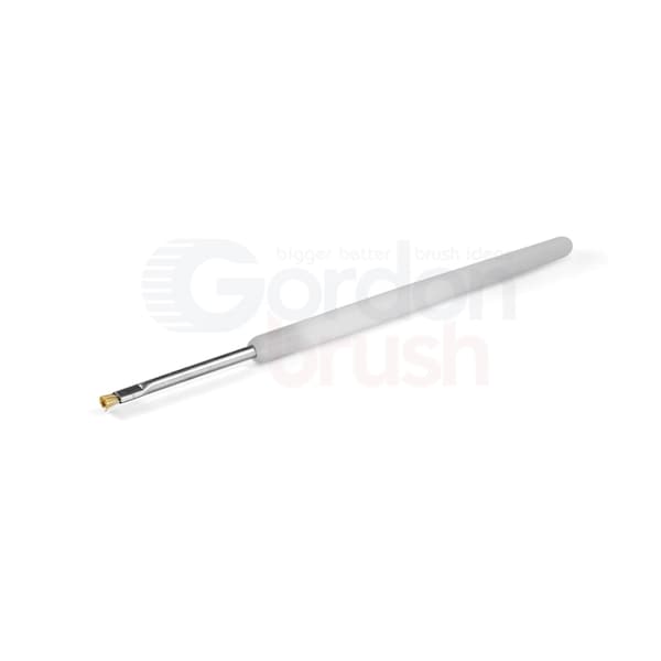 Hog Bristle and Straight Handle Instrument Cleaner Brush, PK12